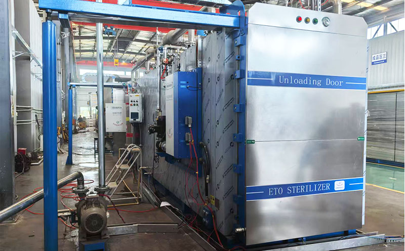 Step by step of the ethylene oxide sterilizer machine item
