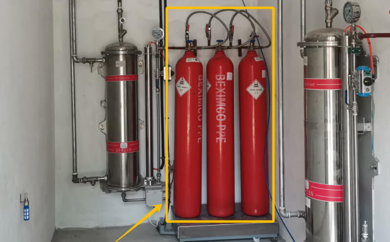 Step by step of the ethylene oxide sterilizer machine item